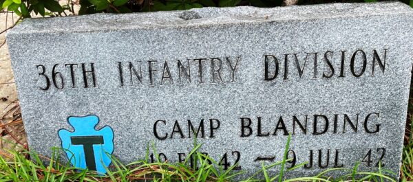 CAMP BLANDING 29TH INFANTRY DIVISION WAR MEMORIAL STONE