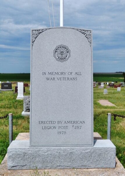 AMERICAN LEGION POST #287 VETERANS MEMORIAL