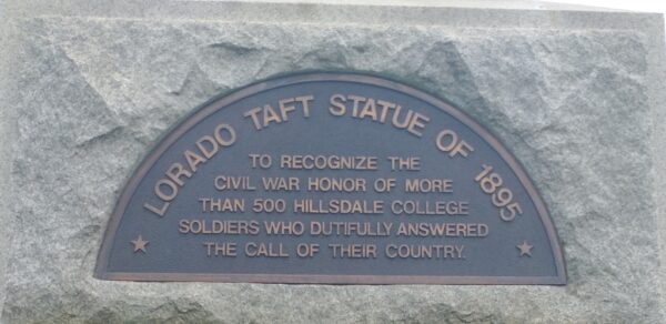 LORADO TAFT STATUE OF 1895 WAR MEMORIAL PLAQUE A