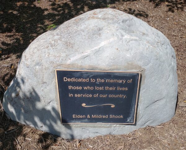 ELDEN AND MILDRED SHOOK VETERANS MEMORIAL