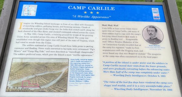 CAMP CARLILE “A WARLIKE APPEARANCE” MEMORIAL PANEL