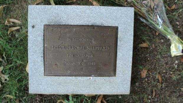 LIEUT. JEROME SHEPPARD MEMORIAL TREE PLAQUE