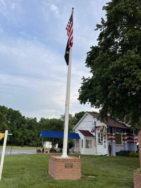 AMERICAN LEGION POST #18 VETERANS MEMORIAL FLAGPOLE