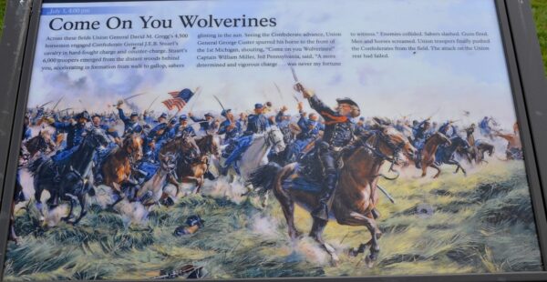 COME ON YOU WOLVERINES WAR MEMORIAL PANEL