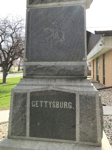 GEN. A.A. HUMPHREY POST NO. 42 G.A.R. DEPT OF S.D. MEMORIAL SIDE D