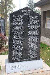 ROSENDALE AREA VETERANS MEMORIAL 1965