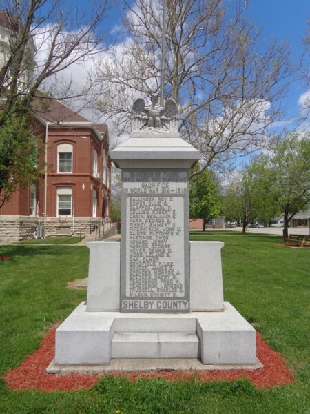 SHELBY COUNTY WORLD WAR SUPREME SACRIFICE MEMORIAL