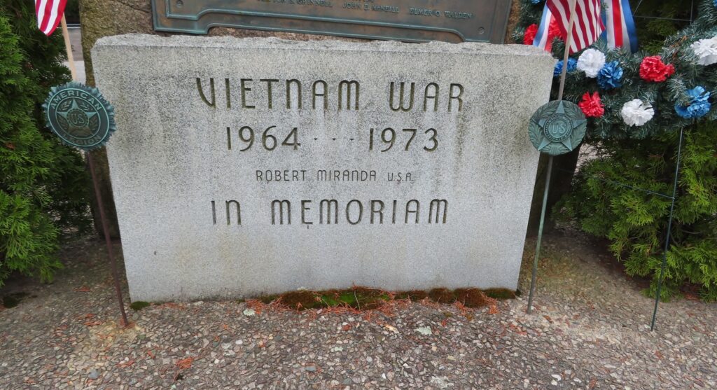 PLAINVILLE WAR VETERANS MEMORIAL STONE C