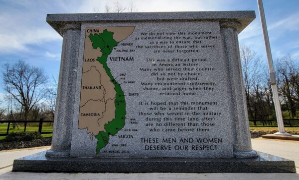 HAGERSTOWN VIETNAM VETERANS MEMORIAL STONE C