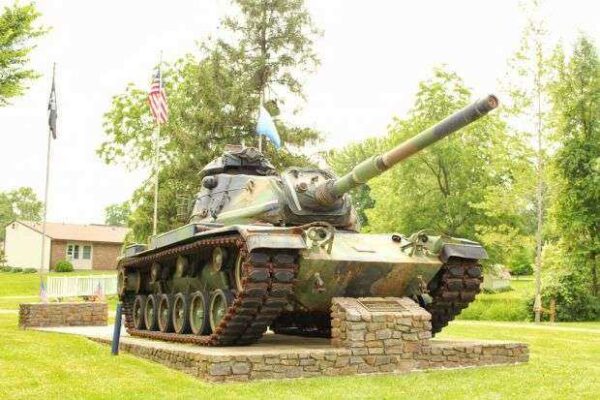 THROP VETERANS MEMORIAL M60A3 TANK