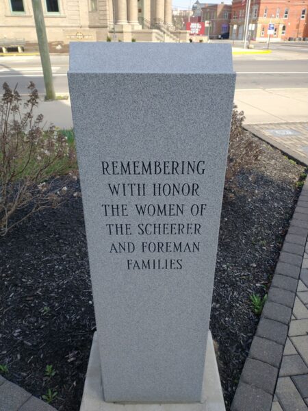 CRAWFORD COUNTY WOMEN’S VETERANS MEMORIAL SIDE B