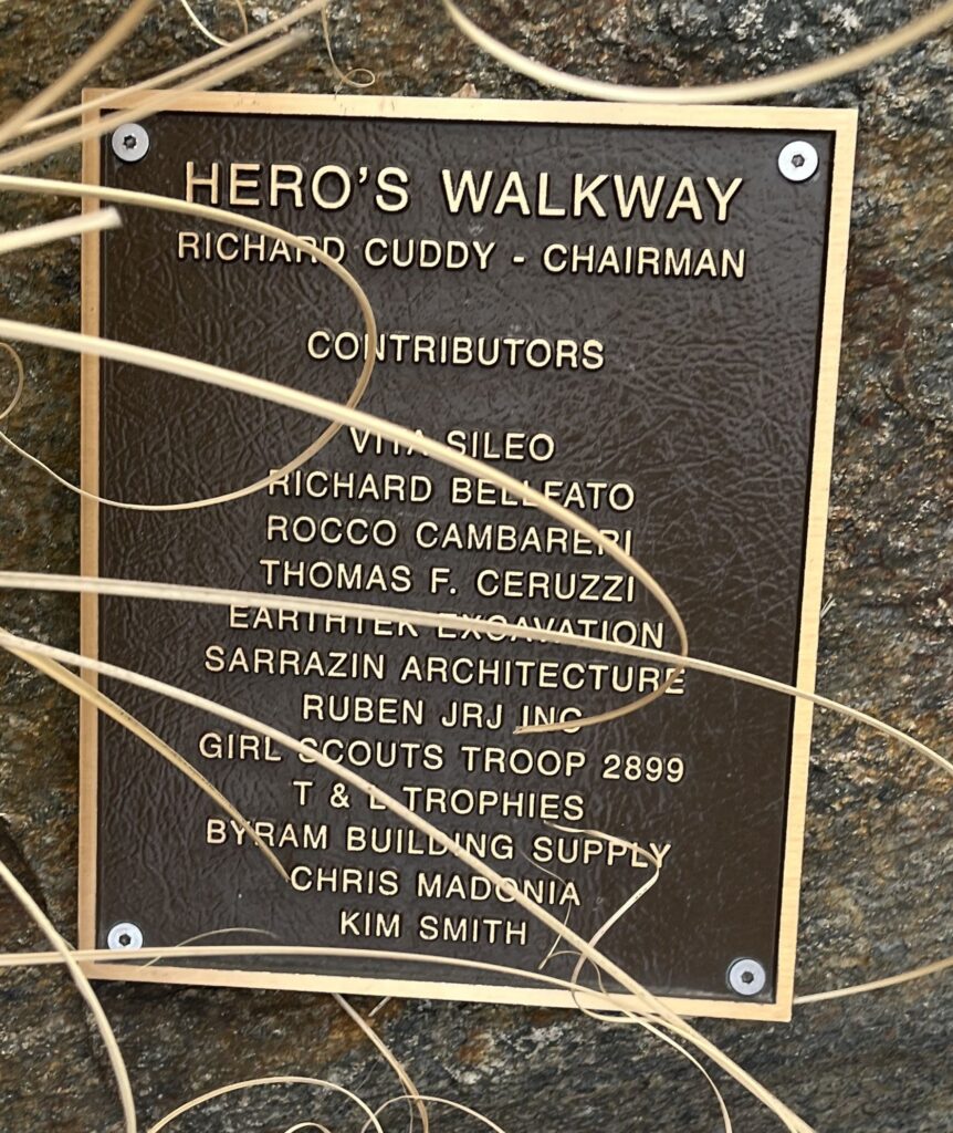 HERO’S WALKWAY MEMORIAL PLAQUE