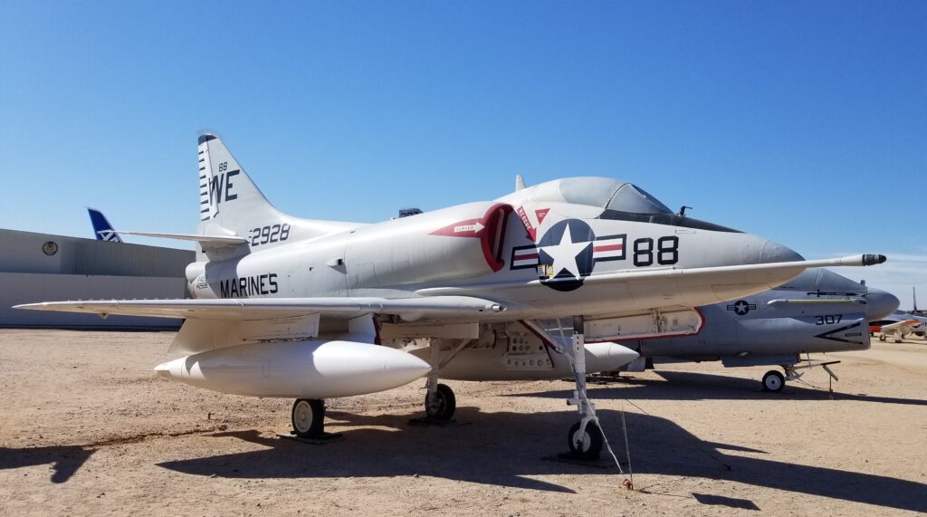 DOUGLAS A4D SKYHAWK ATTACK BOMBER MEMORIAL