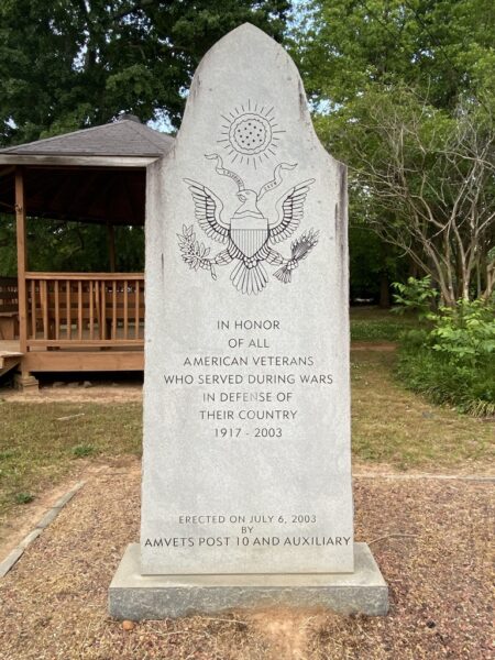 IN HONOR OF ALL AMERICAN WAR VETERANS MEMORIAL 1917-2003