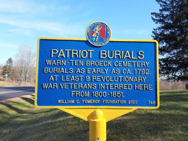 PATRIOT BURIALS REVOLUTIONARY WAR VETERANS MEMORIAL MARKER