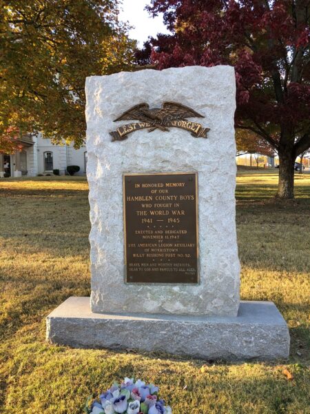 HAMBLEN COUNTY WORLD WAR II MEMORIAL