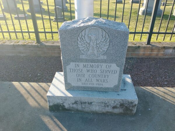 PIONEER CEMETERY VETERANS MEMORIAL