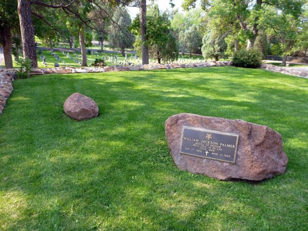 WILLIAM JACKSON PALMER MEDAL OF HONOR WAR MEMORIAL GRAVE STONE