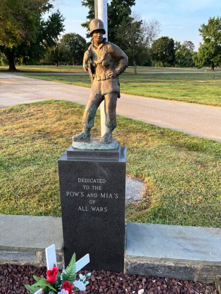 DEDICATED TO THE POW’S AND MIA’S OF ALL WARS MEMORIAL
