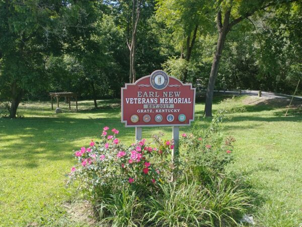 EARL NEW VETERANS MEMORIAL MARKER