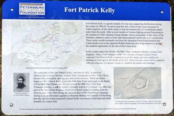 FORT PATRICK KELLY WAR MEMORIAL PANEL