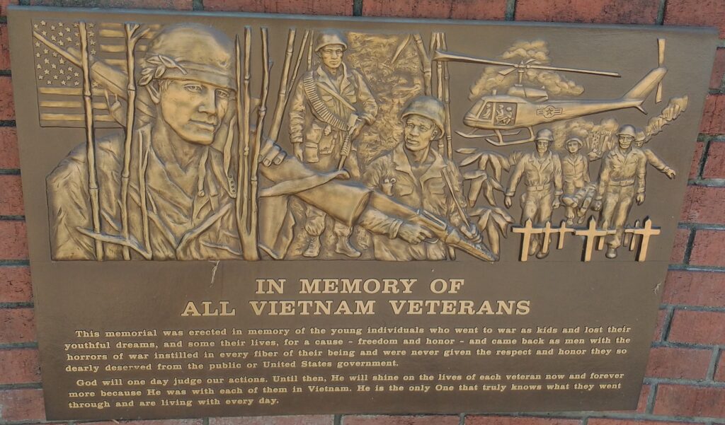HANCOCK IN MEMORY OF ALL VIETNAM VETERANS MEMORIAL PLAQUE