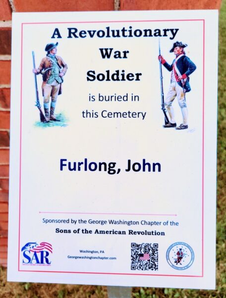 A REVOLUTIONARY WAR SOLDIER BURIED IN HOWE CEMETERY MEMORIAL PLAQUE