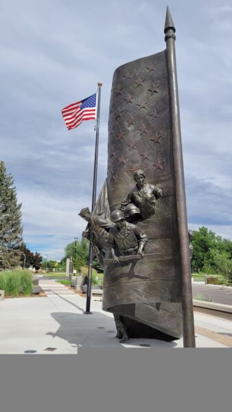 NORTHGLENN VETERANS MEMORIAL SCULPTURED PANEL A