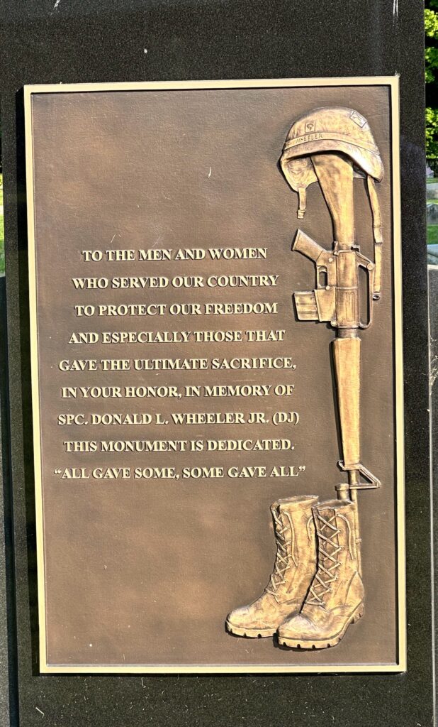 MAPLE GROVE VETERANS MEMORIAL CENTER STONE