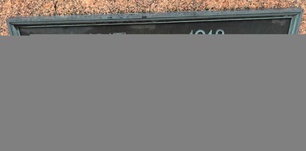 AMERICAN LEGION POST 58 WORLD WAR I MEMORIAL PLAQUE A