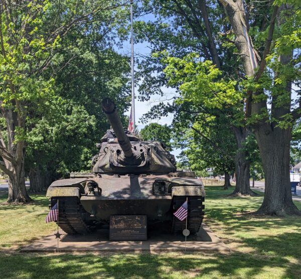IN MEMORY OF ALL AMERICAN VETERANS MEMORIAL TANK