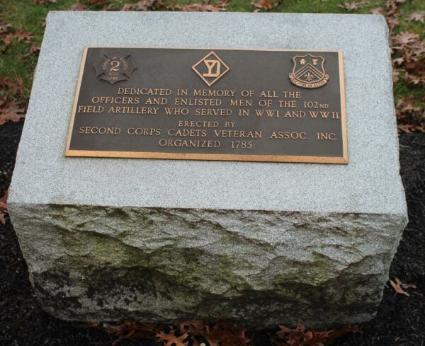102ND FIELD ARTILLERY WAR MEMORIAL SIDEWALK