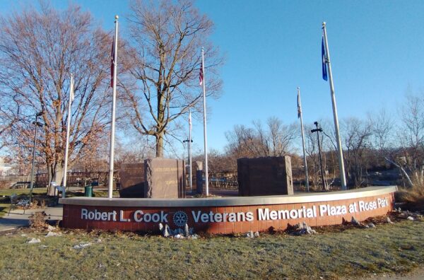 ROBERT L. COOK VETERANS MEMORIAL PLAZA AT ROSE PARK