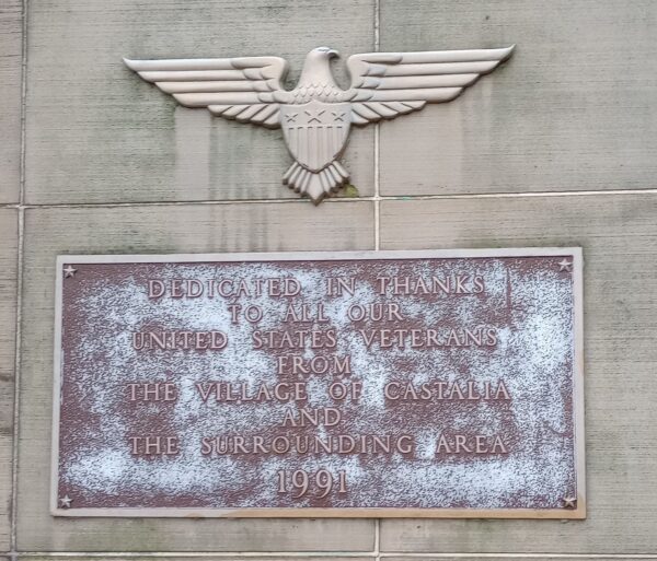 VILLAGE OF CASTALIA VETERANS MEMORIAL