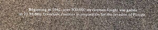 WAR GAMES OF 1942 MEMORIAL STONE