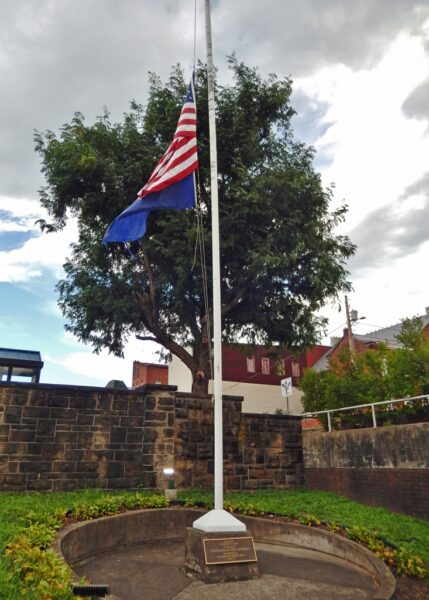 CONNELLSVILLE AREA VETERANS MEMORIAL FLAGPOLE