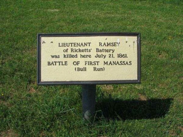 LIEUTENANT RAMSEY WAR MEMORIAL PLAQUE