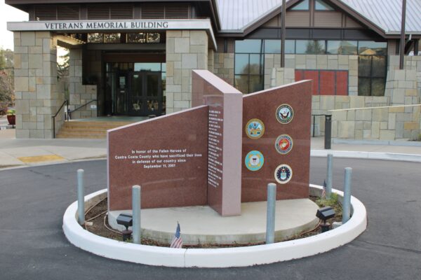 FALLEN HEROES OF CONTRA COSTA COUNTY WAR MEMORIAL SIDE A