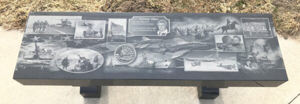 SPRINGFIELD VETERANS MEMORIAL BENCH A