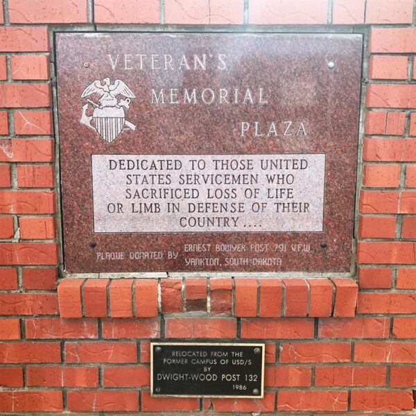 VFW POST 791 VETERANS MEMORIAL PLAZA PLAQUE