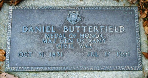 DAVID BUTTERFIELD MEDAL OF HONOR WAR MEMORIAL GRAVESTONE