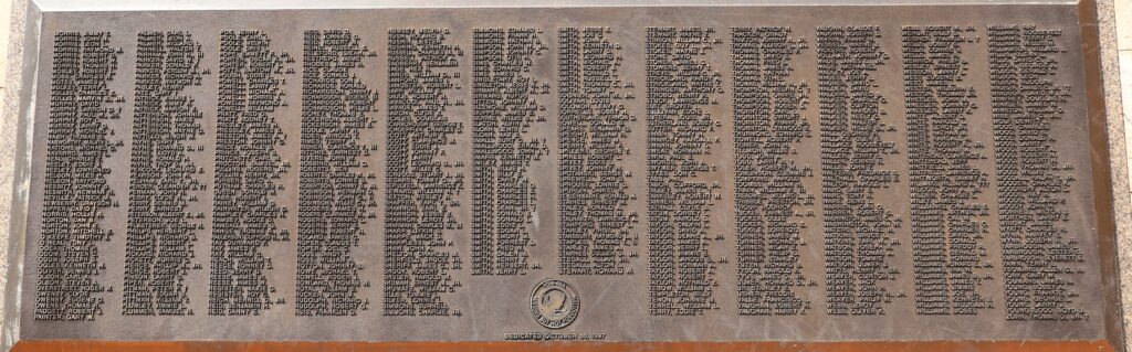 GEORGIANS WHO SERVED IN THE VIETNAM WAR MEMORIAL PLAQUE C