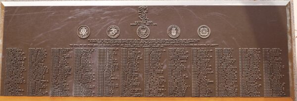 GEORGIANS WHO SERVED IN THE VIETNAM WAR MEMORIAL PLAQUE A