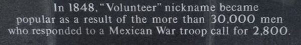 “VOLUNTEER” WAR MEMORIAL STONE