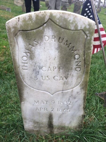 THOMAS DRUMMOND WAR MEMORIAL CEMETERY STONE