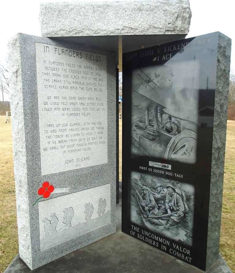 THE GREAT WAR-WWI MEMORIAL SIDE C