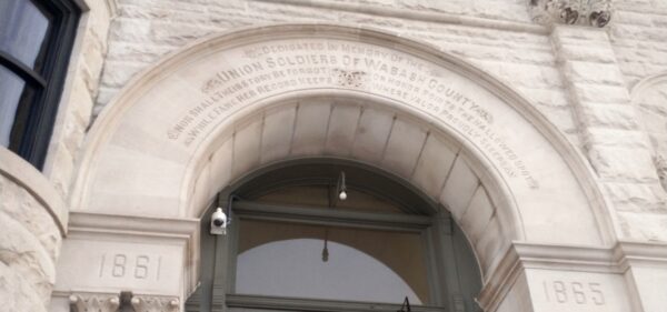UNION SOLDIERS OF WABASH COUNTY MEMORIAL BUILDING STONE