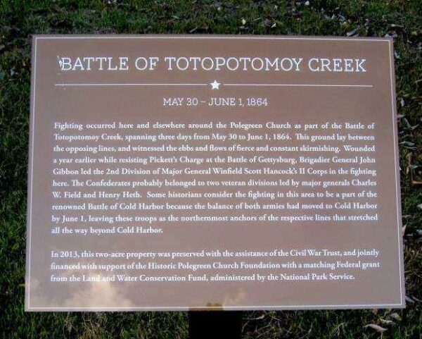 BATTLE OF TOTOPOTOMOY CREEK WAR MEMORIAL PLAQUE