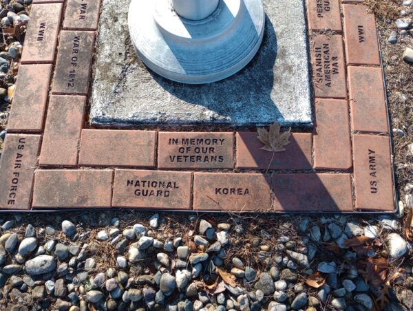 BUCKLAND VETERANS MEMORIAL FLAGPOLE BRICKS