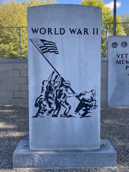 DOON WAR VETERANS MEMORIAL STONE C FRONT